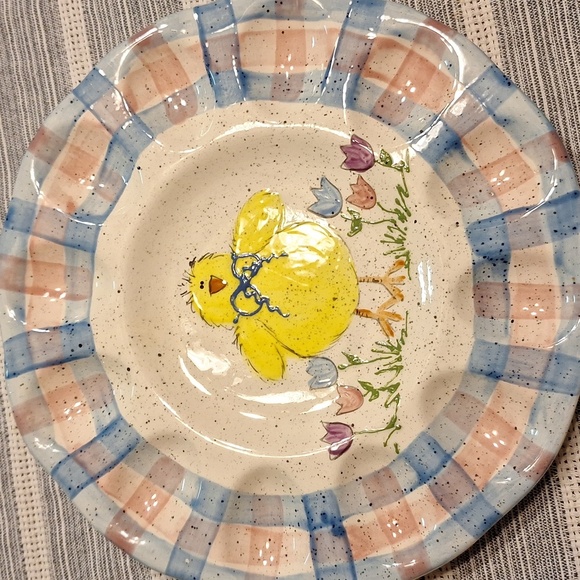 Other - Vintage Handcrafted Easter Ceramic Egg Tray
